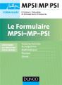 Le Formulaire Mpsi-Mp - 5e Edition - Conforme Au Nouveau Programme - Preview