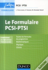 Le Formulaire Pcsi-Ptsi