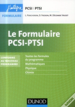 Capa do artigo Le Formulaire Pcsi-Ptsi