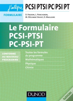 Capa do artigo Le Formulaire Pcsi-Ptsi-Pc-Psi-Pt