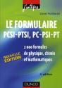 Le Formulaire Psci-Ptsi, Pc-Psii-Pt (4ème Édition) - Preview
