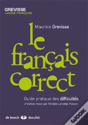 Capa do artigo Le Français Correct ; Guide Pratique Des Difficultés (6e Édition)