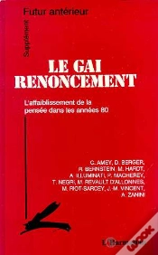 Capa do artigo Le Gai Renoncement ; L