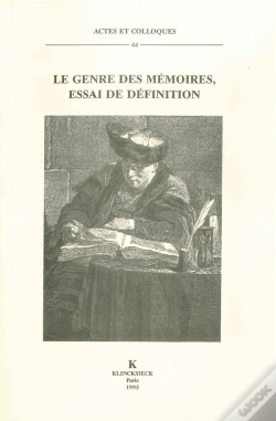 Capa do artigo Le Genre Des Mémoires : Essai De Définition