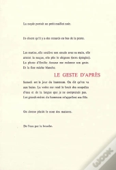 Le Geste D'Après