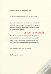 Capa do artigo Le Geste D
