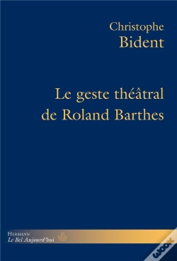 Capa do artigo Le Geste Théâtral De Roland Barthes