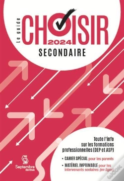 Capa do artigo Le Guide Choisir : Secondaire (Édition 2024)