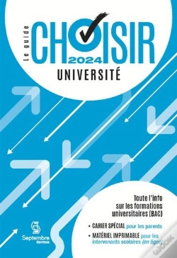 Capa do artigo Le Guide Choisir : Université (Édition 2024)