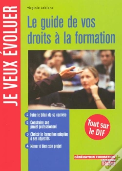 Capa do artigo Le Guide De Vos Droits A La Formation