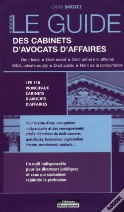 Capa do artigo Le Guide Des Cabinets D'Avocats D'Affaires ; Les 110 Principaux Cabinets D'Avocats D'Affaires