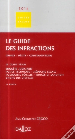 Capa do artigo Le Guide Des Infractions (Édition 2014)