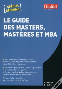 Capa do artigo Le Guide Des Masters, Mastères Et Mba (12e Édition)