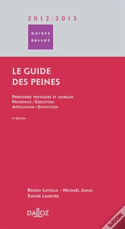 Capa do artigo le guide des peines (5e édition)