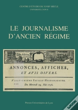 Capa do artigo Le Journalisme D'Ancien Regime