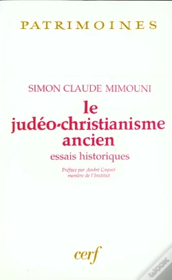 Capa do artigo Le Judeo-Christianisme Ancien, Essais Historiques