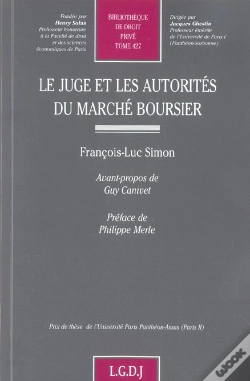 Capa do artigo Le Juge Et Les Autorites Du Marche Boursier