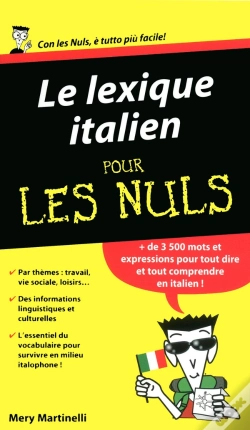 Capa do artigo Le Lexique Italien Pour Les Nuls