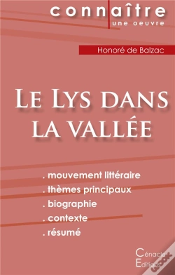 Capa do artigo Le Lys Dans La Vallée, D'Honoré De Balzac