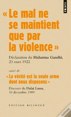 Capa do artigo Le Mal Ne Se Maintient Que Par La Violence" ; "La Vérité Est La Seule Arme Dont Nous Disposons
