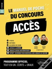 Capa do artigo Le Manuel De Poche Du Concours Acces (Programme Officiel : Ecrits + Oraux)