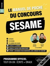 Capa do artigo Le Manuel De Poche Du Concours Sesame (Programme Officiel : Écrits + Oraux) (Édition 2024)