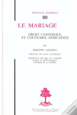 Capa do artigo Le Mariage Droit Canoniqu