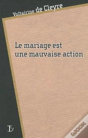 Capa do artigo Le Mariage Est Une Mauvaise Action