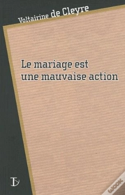 Capa do artigo Le Mariage Est Une Mauvaise Action