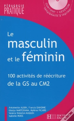 Capa do artigo Le Masculin Et Le Féminin ; 100 Activités De Réécriture De La Grande Section Au Cm2