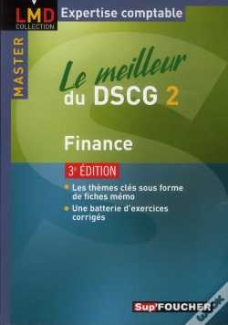 Capa do artigo Le Meilleur Du Dscg 2 ; Finance (3e Édition)