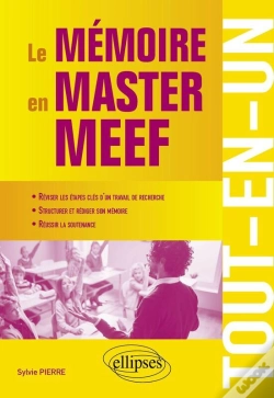Capa do artigo Le Mémoire En Master Meef - Tout-En-Un