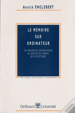 Capa do artigo Le Mémoire Sur Ordinateur ; Les Nouvelles Technologies Au Service Du Travail De Fin D'Études