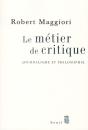 Le Métier De Critique ; Journalisme Et Philosophie - Preview