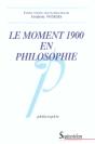 Le Moment 1900 En Philosophie - Preview