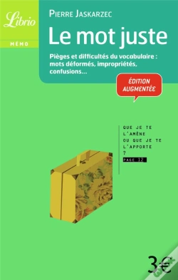 Capa do artigo Le Mot Juste
