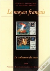 Capa do artigo Le Moyen Francais ; Le Traitement Du Texte ; Edition Apparat Critique Glossaire Traitement Electronique