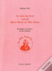 Capa do artigo Le Nom Du Livre Intitulé Marie-Botte Ou Pâle-Galets