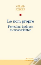 Capa do artigo Le Nom Propre ; Fonctions Logiques Et Inconscientes