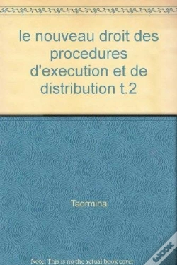 Capa do artigo Le Nouveau Droit Des Procedures D'Execution Et De Distribution T.2
