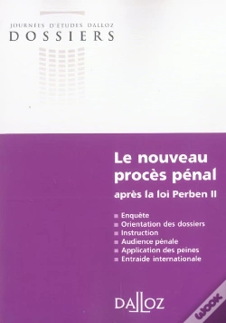 Capa do artigo Le Nouveau Proces Penal Apres La Loi Perben Ii