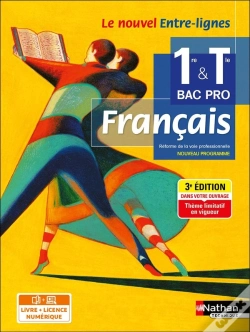 Capa do artigo Le Nouvel Entre-Lignes : Français ; 1re/Terminale Bac Pro (Édition 2024)