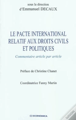 Capa do artigo Le Pacte International Relatif Aux Droits Civils Et Politiques ; Commentaire Article Par Article