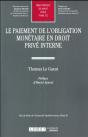 Le Paiement De L'Obligation Monétaire En Droit Privé Interne - Preview