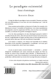 Capa do artigo Le Paradigme Existentiel