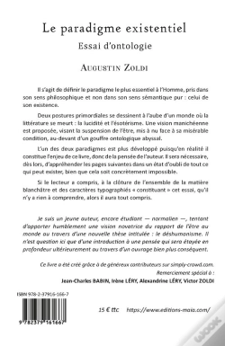 Capa do artigo Le Paradigme Existentiel