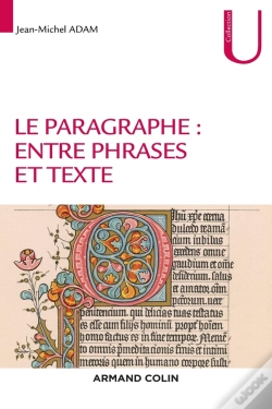 Capa do artigo Le Paragraphe ; Entre Phrases Et Texte