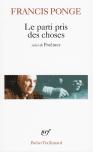 Le Parti Pris Des Choses ; Proêmes ; Douze Petits Écrits
