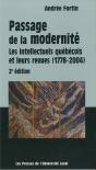 Le Passage De La Modernite Les Intellectuels Au Quebec - Preview