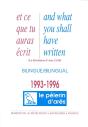 Le Pelerin D'Ares; 1993/1996 - Preview